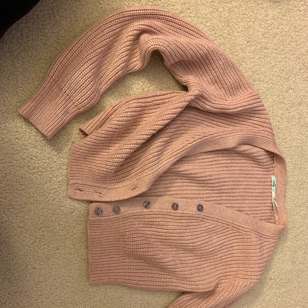 Kimchi blue pink cardigan